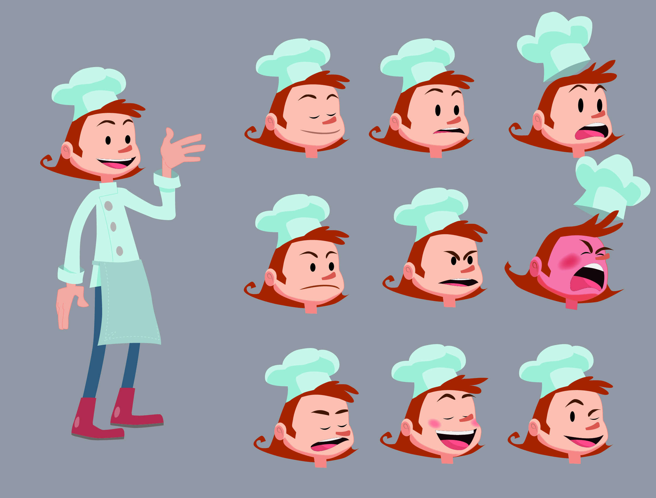 p model expressions cheveux